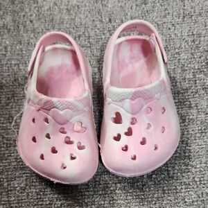Pink Heart Kids Shoes
